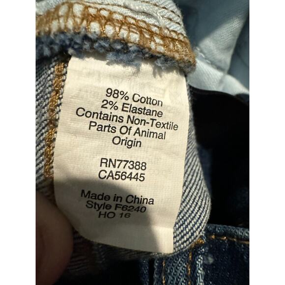 Madewell Jeans Womens Size 26 Blue Slim Boyfriend Boyjean - Picture 6 of 8